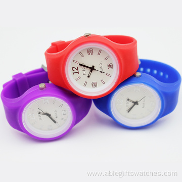 touch face of digital silicone material watches